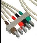 TPU Philips ECG Cables / Lead Shielded Cable 3.6 Metre For All AA- Plug System