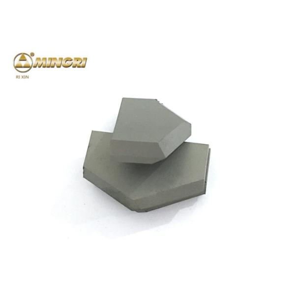 Hammer Drill Tungsten Carbide Cutting Tips , Cemented Carbide Tips Sliver Gray Color
