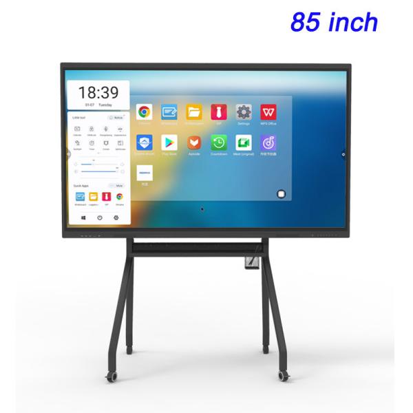 Quality Pizarra Smart Interactive Flat Panel Android 11 85 Inch Interactive Panel Multi Touch for sale