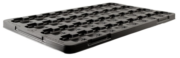 Anti Static ESD Storage Box Plastic PCB Blister Card Clamshell For Electronic Component