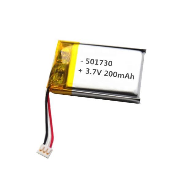 401430 3.7V 130mAh Lithium Polymer Battery Pack with 500 Times Cycle Life