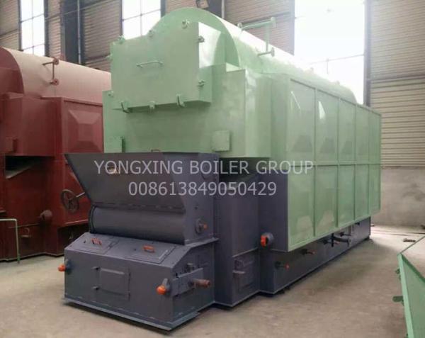 Quality Automatically Wood Chip Biomass Boiler / Coconut Shell Fuel Wood Pellets Boiler for sale