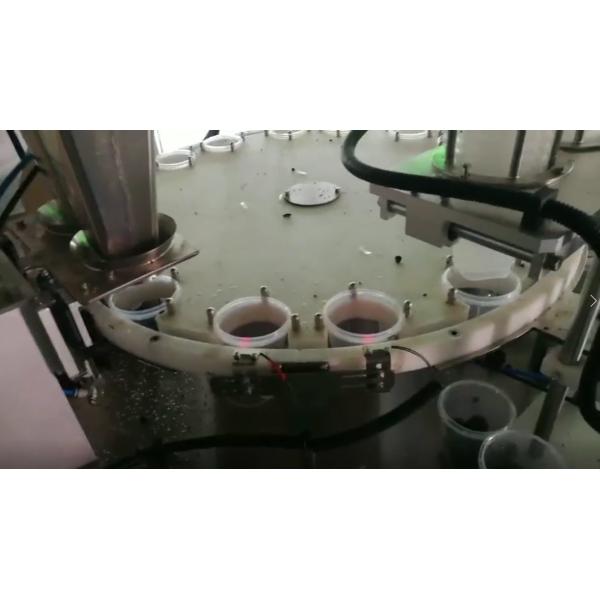 SS316 Automatic Filling Machine Chocolate Ball Weighing And Reloading Cup Code Detection System