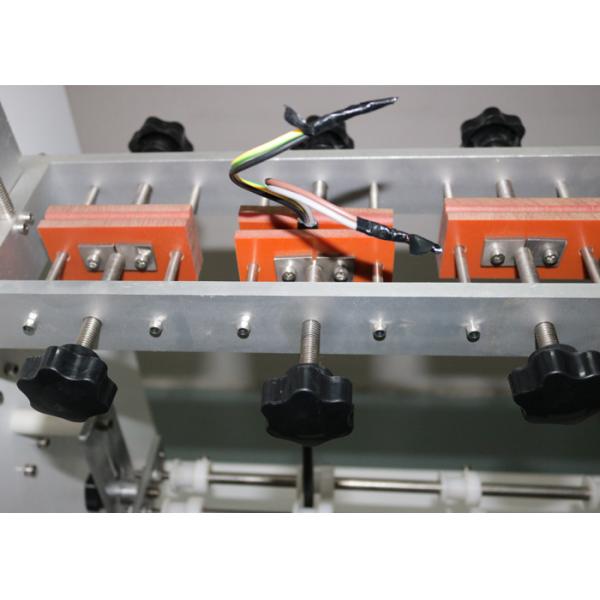 IEC 60884-1 Flexible Cable Flexing Test Apparatus Flexing Angles Adjustable