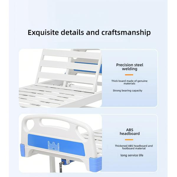 Home Care Hospital Bed with Manual Cranks Manufactured by Professional Furniture