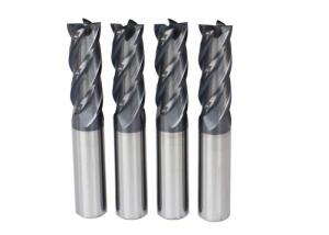 China HRC45 HRC 48 HRC 55 End Mills 2/3/4 Flute Solid Carbide End Mill wholesale