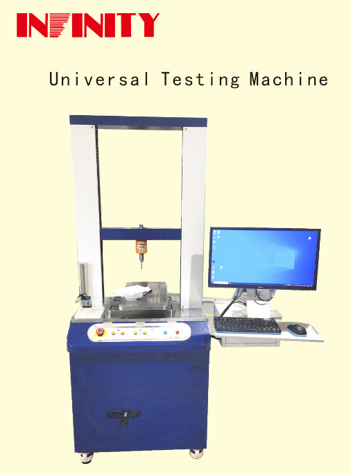 Mechanical Universal Testing Machine Measurement Direction Test Report Details 420mm Effective Width