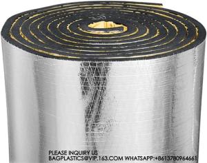 Car Heat Sound Deadening Insulation Mat, - 394 Mil 10.8 Sqft Automobile Sound Deadening & Heat Insulation Material