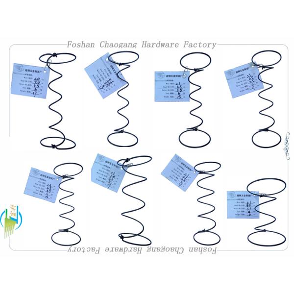 Steel Wire Mattress Spring Coil Hardware , Bonnell Upholstery Spring Units
