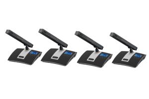 China Dynamic Compression Shunt 4 Channel Wireless Mic System For Hotel wholesale