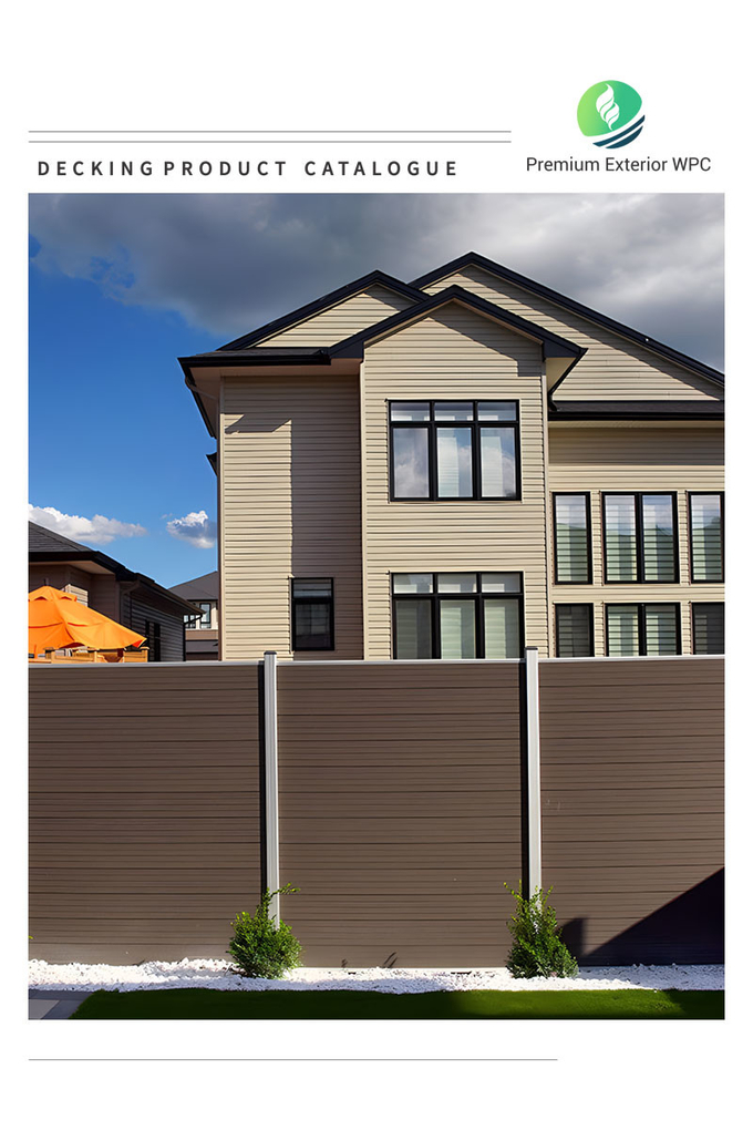 Recycled Composite WPC Fence Panels Security Low Maintenance