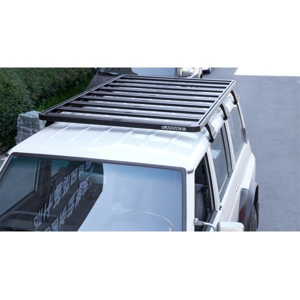 Off-road Roof Rack for NISSAN Y60 Black Powder Coating Luggage Racks Crossbar System