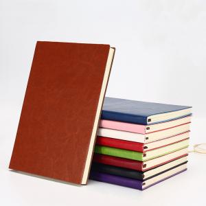China Custom Printed Business Leather Cover A5 Hardcover Journal Notebook with Calculator wholesale