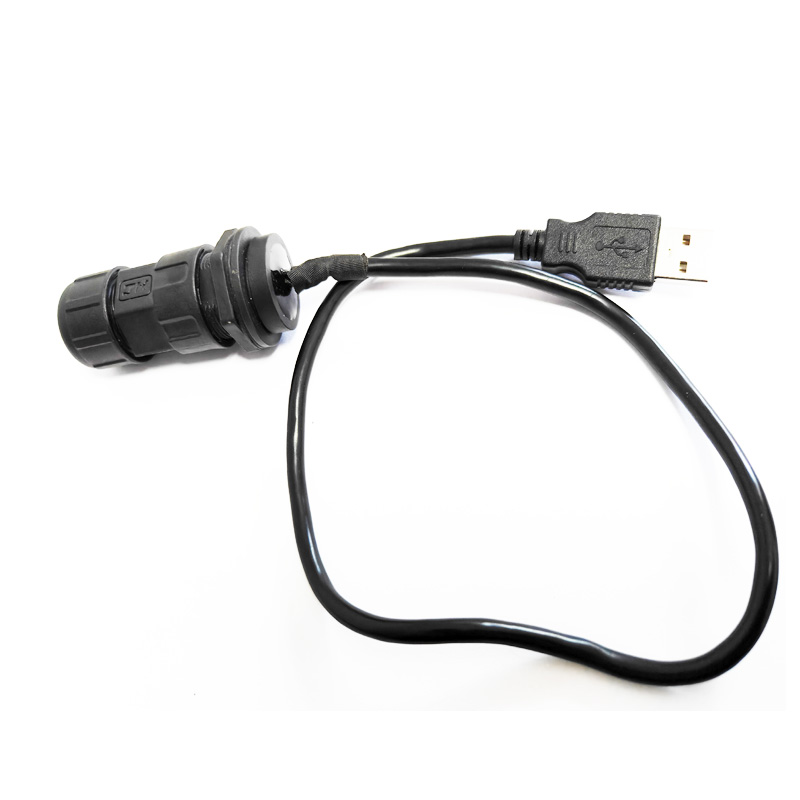 USB Head RJ45 Waterproof Connector Socket Of Network Crystal 