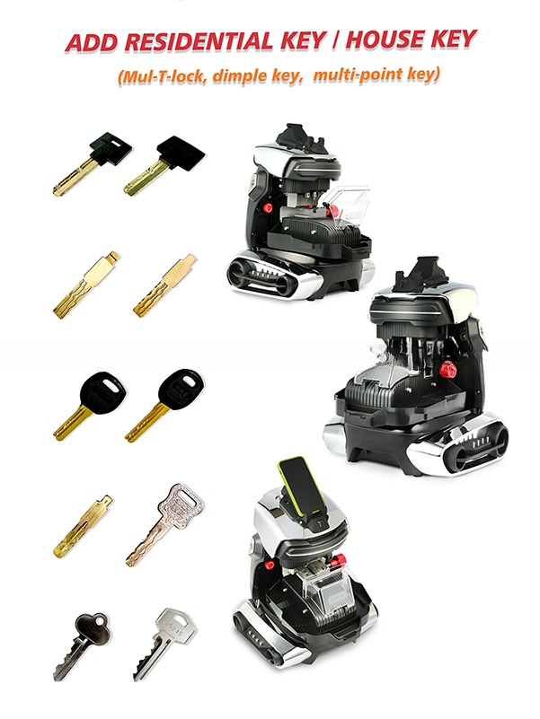 Effortless Key Duplication with TANK 2 Pro The Multifunctional CNC Key Cutting Machine
