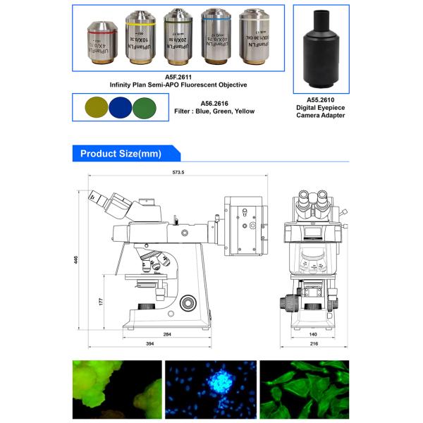 OPTO-EDU A16.2601-UL Fluorescence Microscopy 3W LED Illumination Systems Ultra LED Fluorescent Microscope
