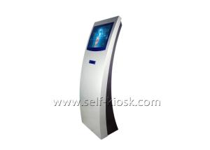 China Queue Management System Self Service Ticketing Kiosk With Thermal Printer wholesale