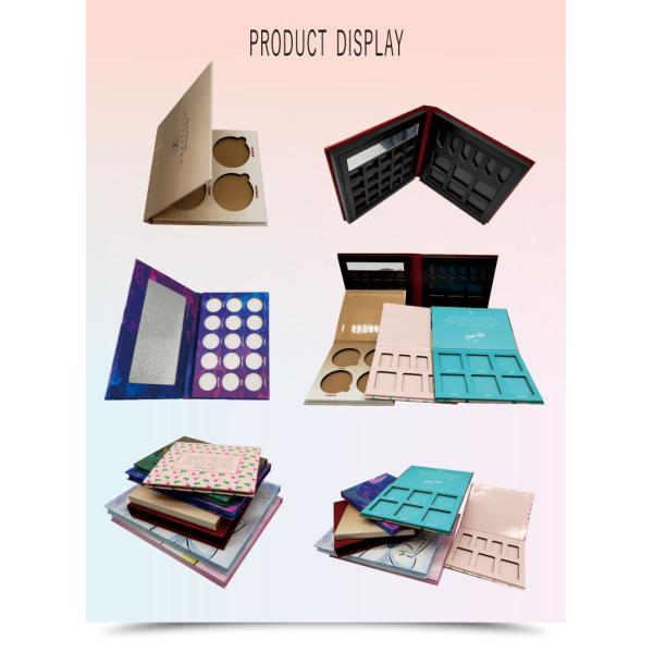 Unicorn Round Empty Eyeshadow Palette Quad 4C Printing Waterproof