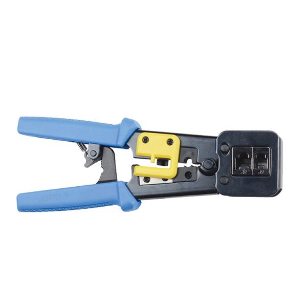 Quality Network LAN Cable Modular Plug Crimper , Cat5 / 5e / 6 / 6a Rj45 Rj11 Crimping Tool for sale