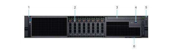 2U Rackmount GPU Dell Poweredge Server EMC Poweredge R840 Rack Server 1