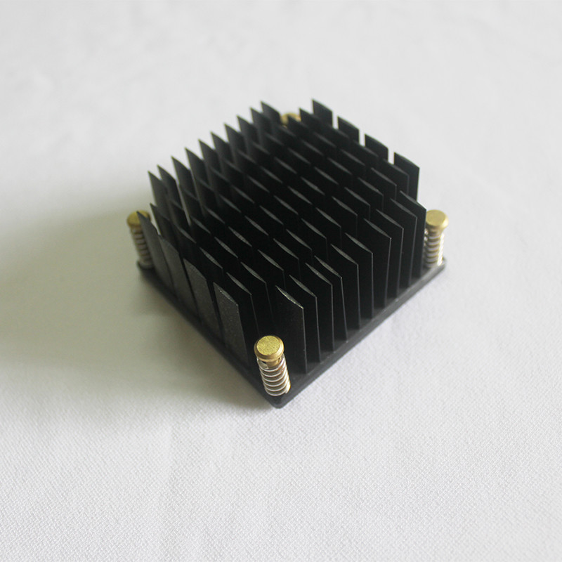 Durable Antirust Black Anodized Heat Sink , Anti Corrosion Cold Forging Heatsink