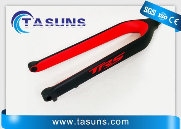 Quality 26" Carbon Fiber MTB Fork Bicycle Hard Fork Disc Brake 160mm for sale