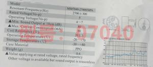 China TMB12A05 5V DC Piezo Buzzer SOT Plastic Mini Size Waterproof With FCC Certification on sale