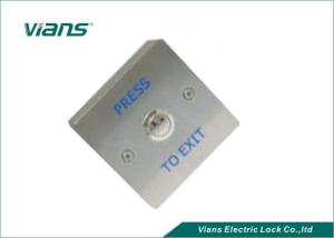 China Metal Push To Exit Button , Door Release Exit Push Button For Automatic Door wholesale