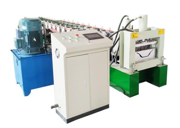 Quality Length Adjustable Gutter Roll Forming Machine Forming Steps 18 For 400mm Width Roofing for sale