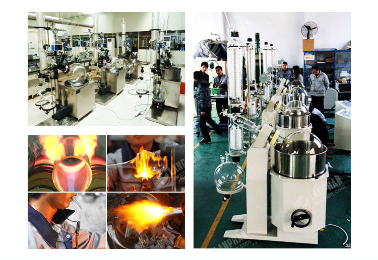 rotovap 2l mini alcohol distillator glass vertical tube evaporator