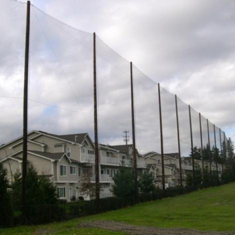 Quality Baseball Golf Barrier Netting Polyethylene Polyester Nylon Material for sale
