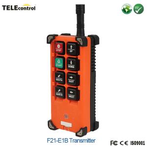China Telecontrol 8 push buttons industrial remote control F21-E1B transmitter wholesale