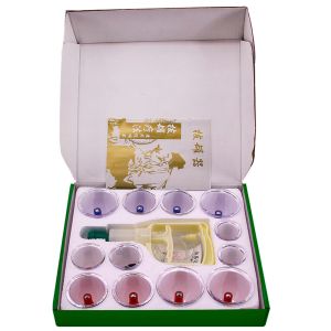 Luxury Packaging Suction Silicone Cupping Cups Set Self Therapy