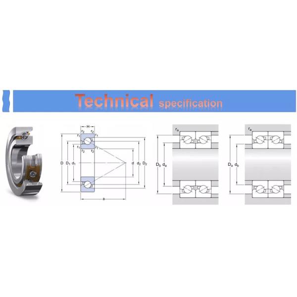 Chrome Steel Thrust Angular Contact Ball Bearing FBSA 210 DF High Speed Spherical Roller