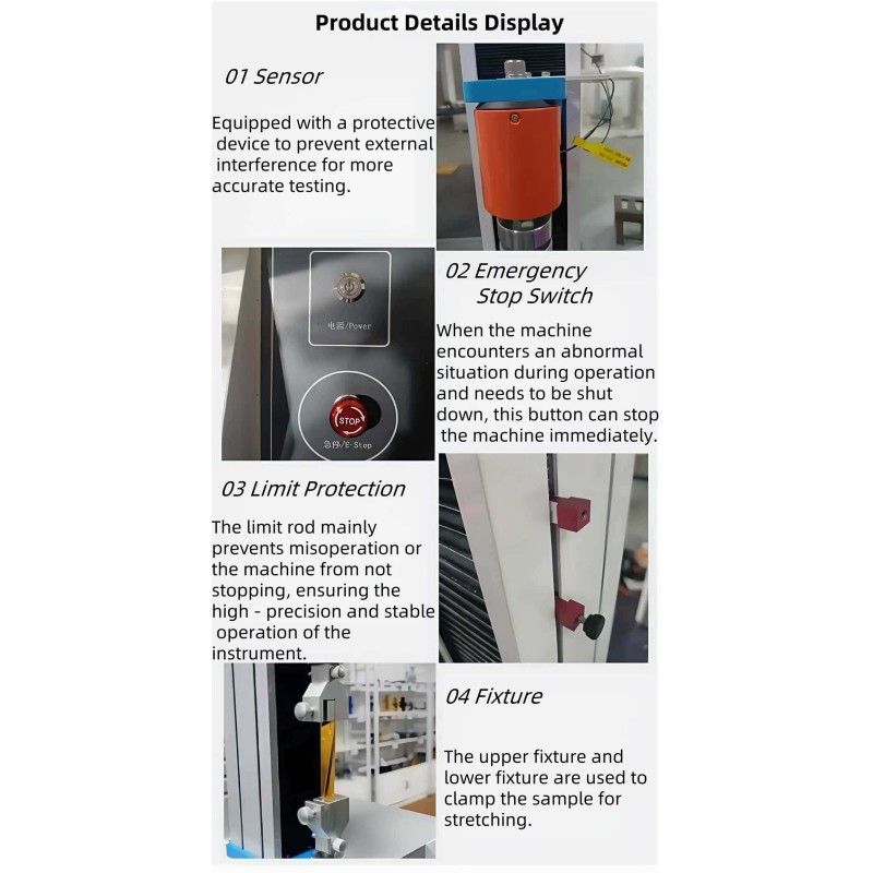 Laboratory Computer-Controlled Tensile Testing Machine Wire Tensile Tester Adhesive Tape Peel Strength Testing Machine