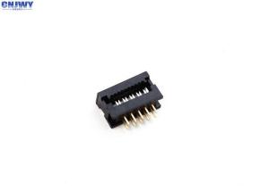 China 2 * 5 Pins DIP Plug Connector 2.54mm Pitch Dual Row PBT Material Insulation Resistance wholesale