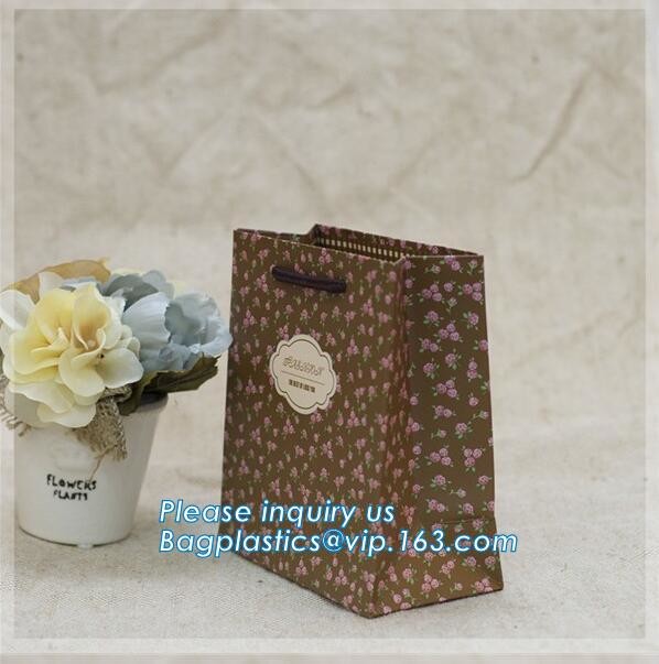 Fashion Custom Printing Luxury Gift Shopping Carrier Paper Bag With Your Own Logo Print,strong twisted handle black leat