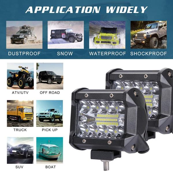Aluminum Alloy LED Driving Lights 10-30V LED Light Bar For Vehicle