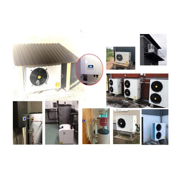 DC Inverter Compressor Commercial Air Source Heat Pump 220V
