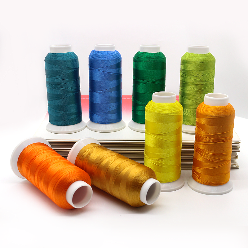 Low MOQ 120D/2 4000Y Fast Shipping Polyester Thread for Embroidery Machine 720 Colors