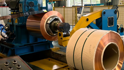 0.04-0.105mm Copper Foil Sheet For Power Transformers Electrolytic Rolled Copper Foil