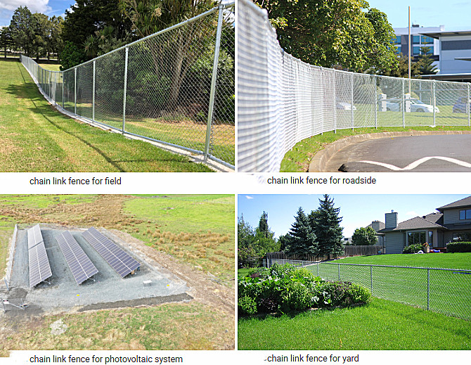Hot Dip Galvanized Cyclone Wire Mesh OHSAS 18001 Cyclone Chain Link Fence