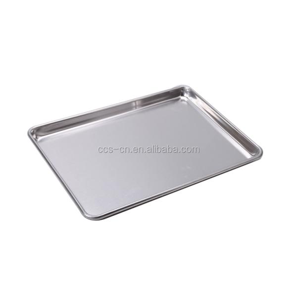 commercial 18''*13''*1'' 1.2mm rectangle baking bread tray burger or hamburger or hot dog bun baking pan aluminium bread pan