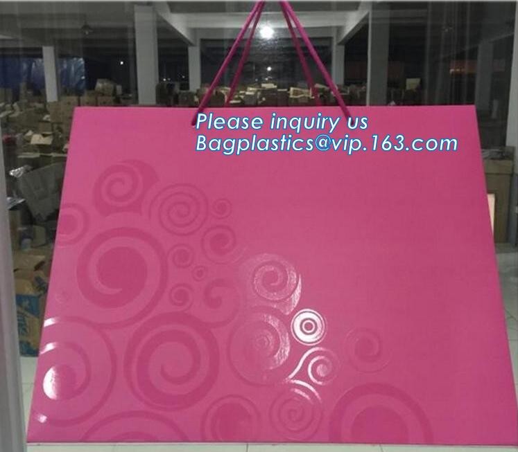 violet printing shopping bags by handmade,Gift shopping luxury carrier Bag Direct Manufacture Paper Bag logo Printing