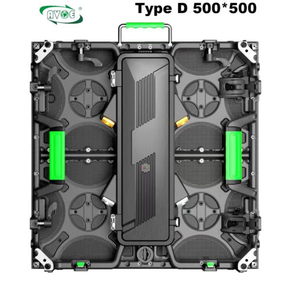 Type D P3.91 3840Hz Indoor Rental LED Panel 500x1000 Cabinet Corner Protector