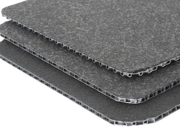 Quality Recyclable 5mm Non Woven Surface PP Honeycomb Board for sale