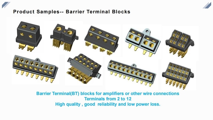 PCB Insert Soldering Barrier Terminal Block 10 Position BT10-002A