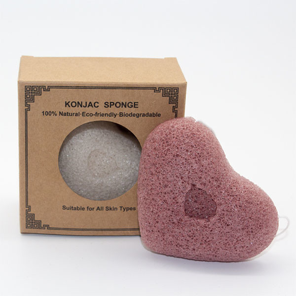 Vegan Konjac Gentle Skin Exfoliating Sponge Makeup Remover For Eczema Skin