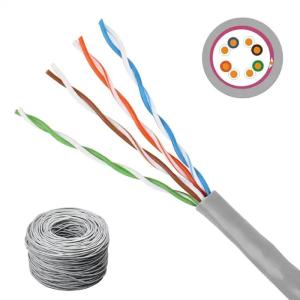 China Pure Copper CCA Conductor Cat5e LAN Cable For LAN Networking 305m wholesale