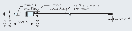High Stability Refrigerator / Piping / NTC Temperature Sensor